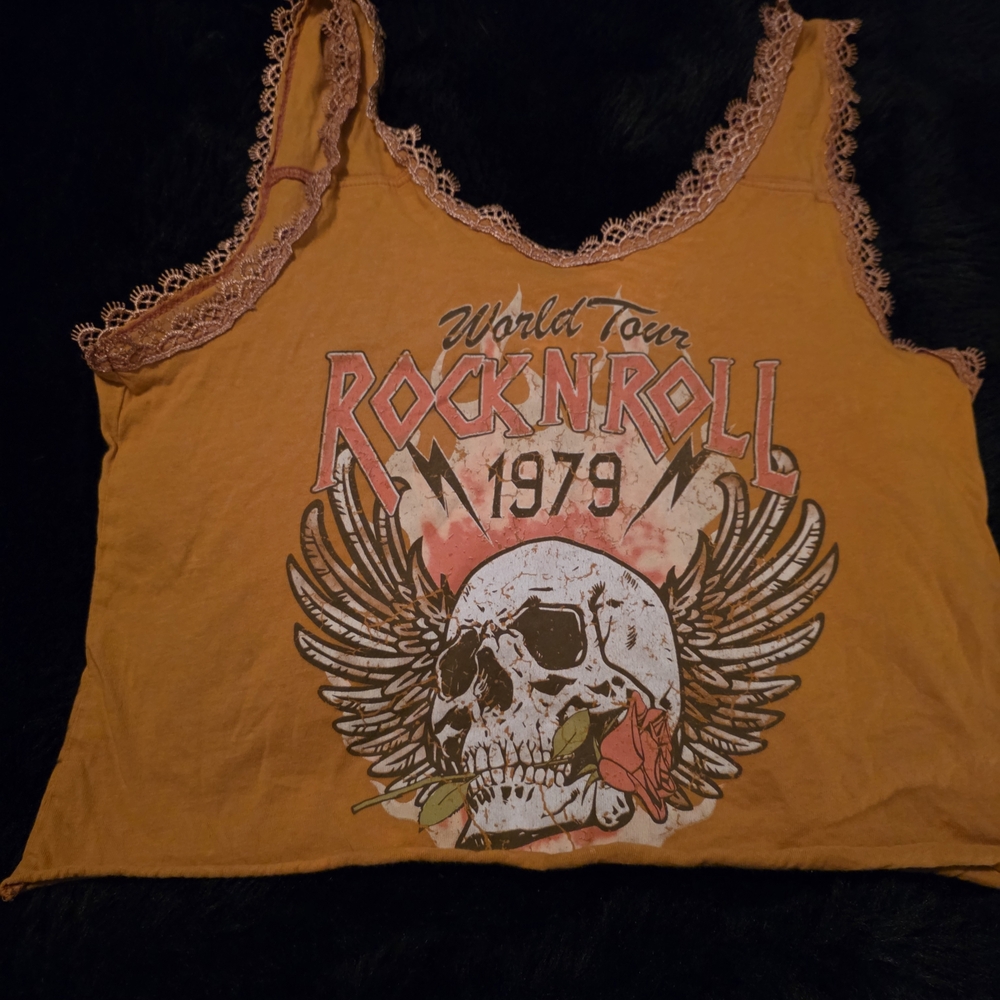 Women's Graphic Rock 'n' Roll Tank Top
